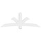 Ekena Millwork Davenport Architectural Grade PVC Gable Bracket, 84"W x 31 1/2"H x 2"D x 6"F, 9/12 Pitch GBP084X32X0206DAV00 - alternate 3